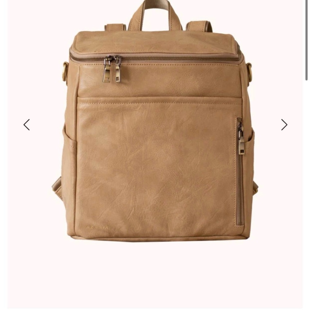 Elegant Tan Baby Bag Backpack